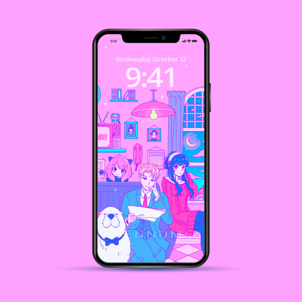 Family Living Room Wallpaper