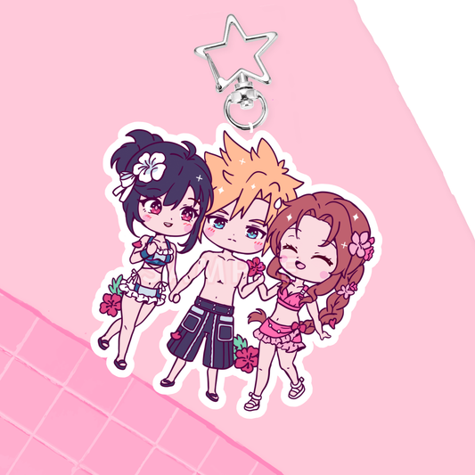 Avalanche Coast Acrylic Charm LAST CHANCE (IN-HAND)