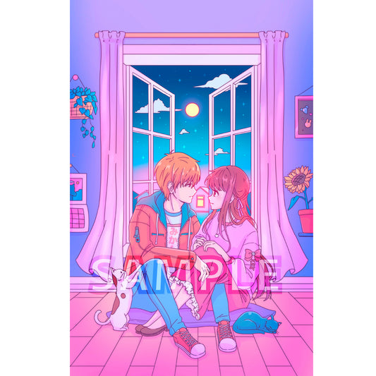 Onigiri & Cat Room Print (IN-HAND)