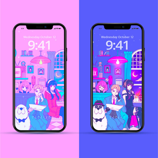 Family Living Room Wallpaper