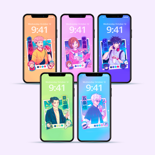 Casual Sorcerers Wallpaper Set