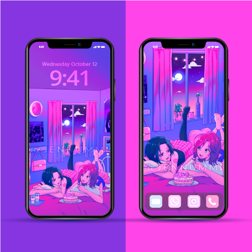 Strawberry BFFs (2023version) Wallpaper