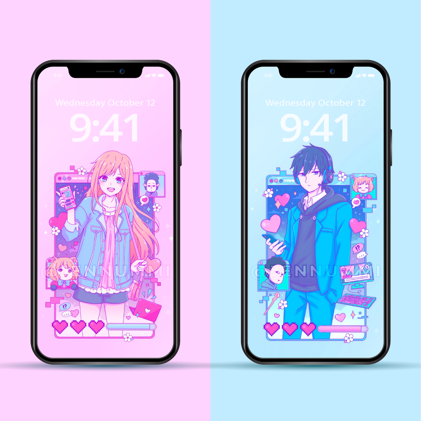 Gamers Couple Wallpaper