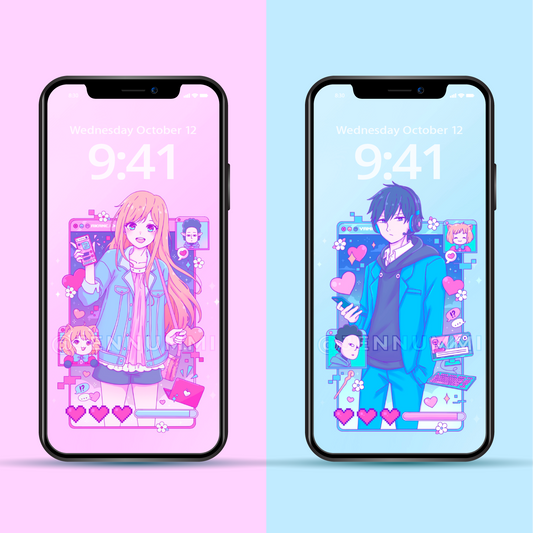 Gamers Couple Wallpaper