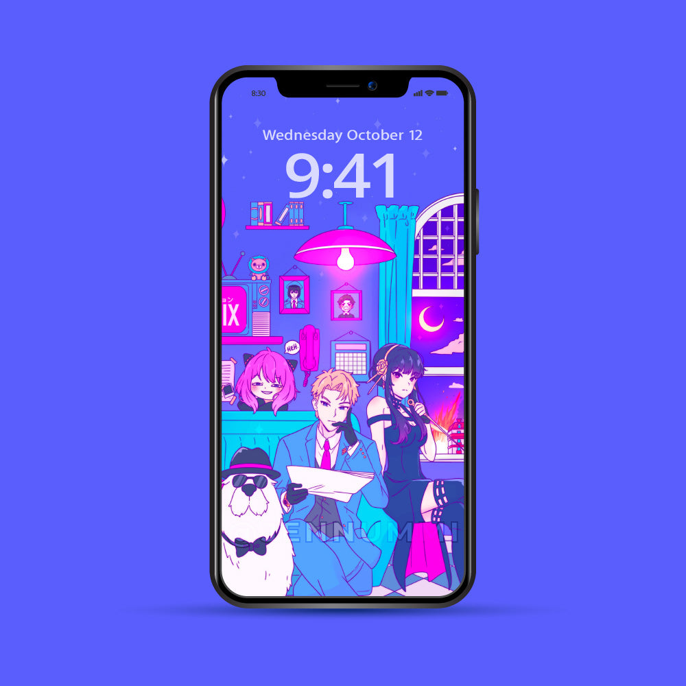 Family Living Room Wallpaper