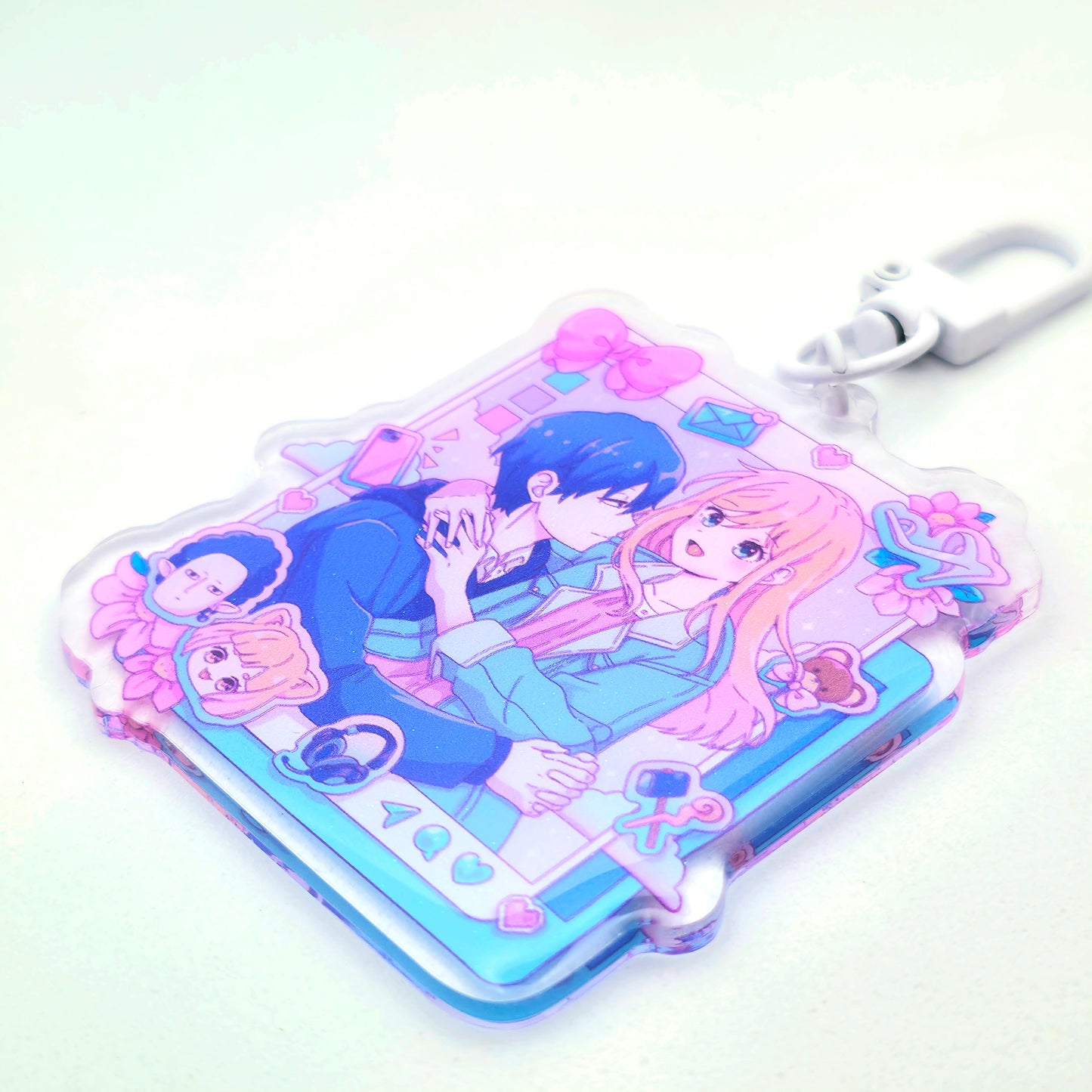 Social Media Romance Acrylic Charms (IN-HAND)