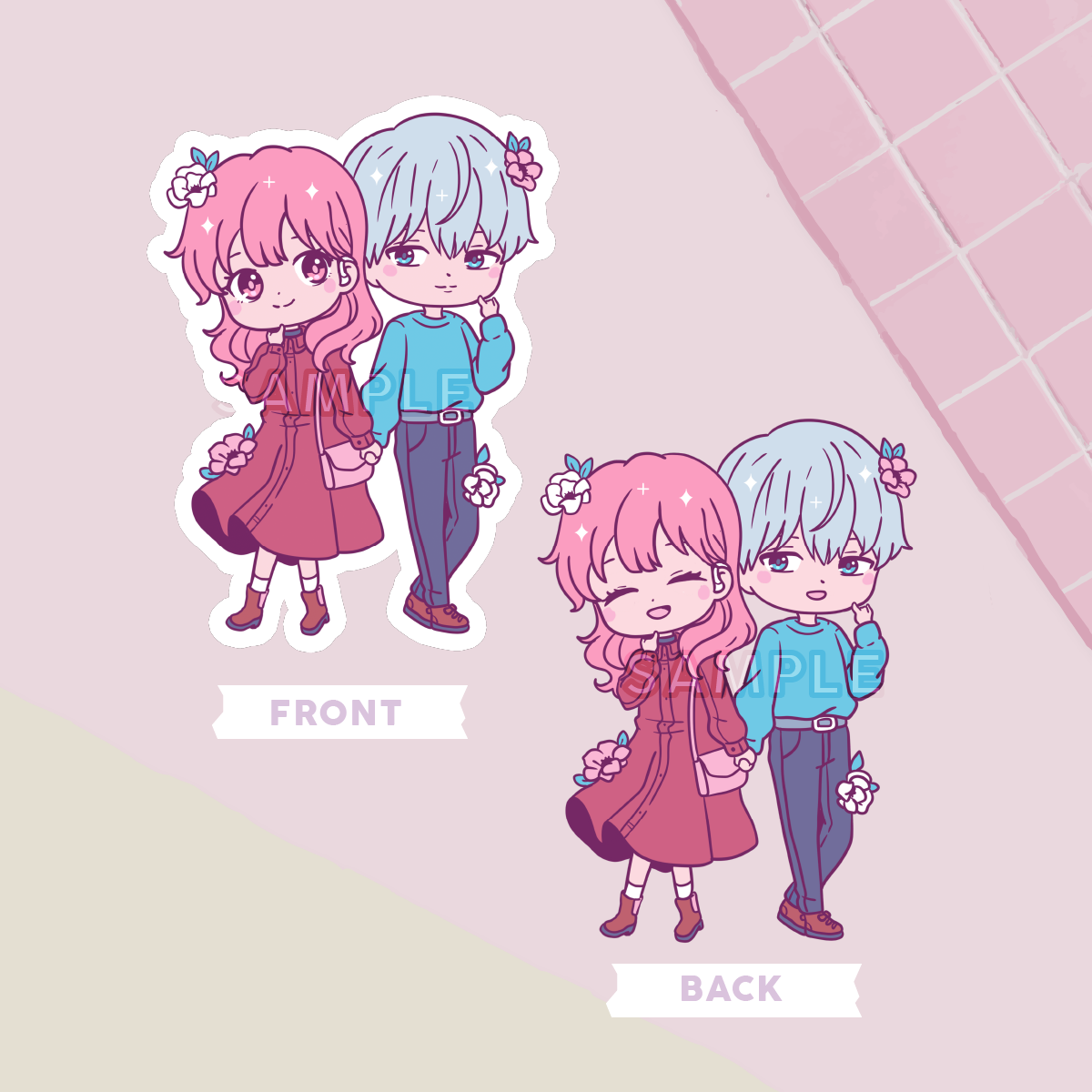 Snow and Traveler Acrylic Charm (IN-HAND)