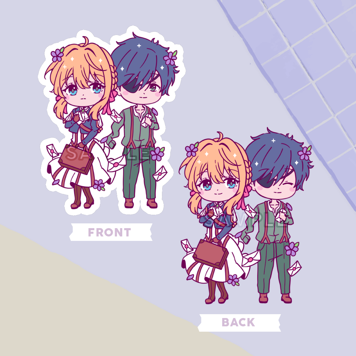 Messenger and Soldier Acrylic Charm LAST UNIT (IN-HAND)