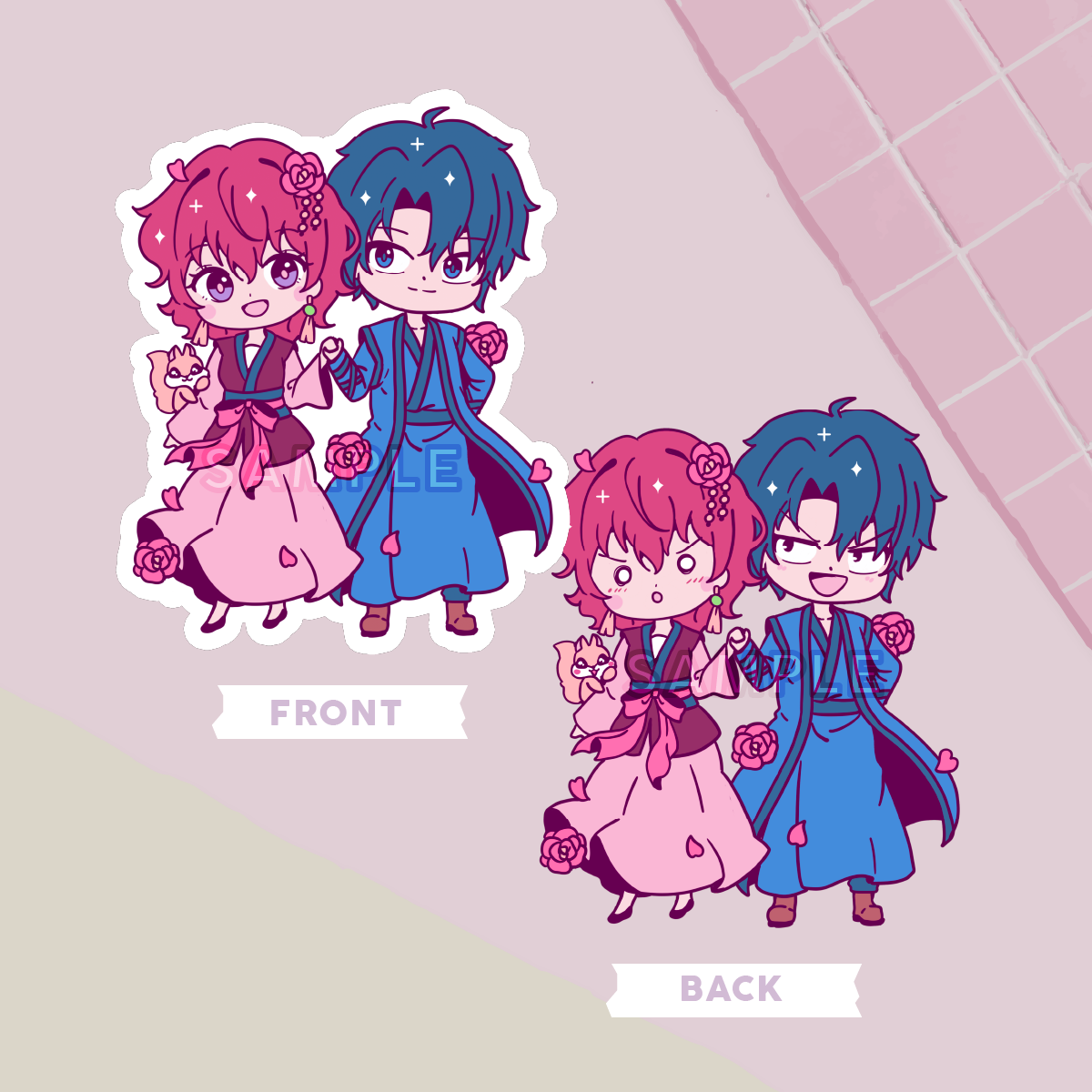 Hime and Guardian Acrylic Charm (IN-HAND)