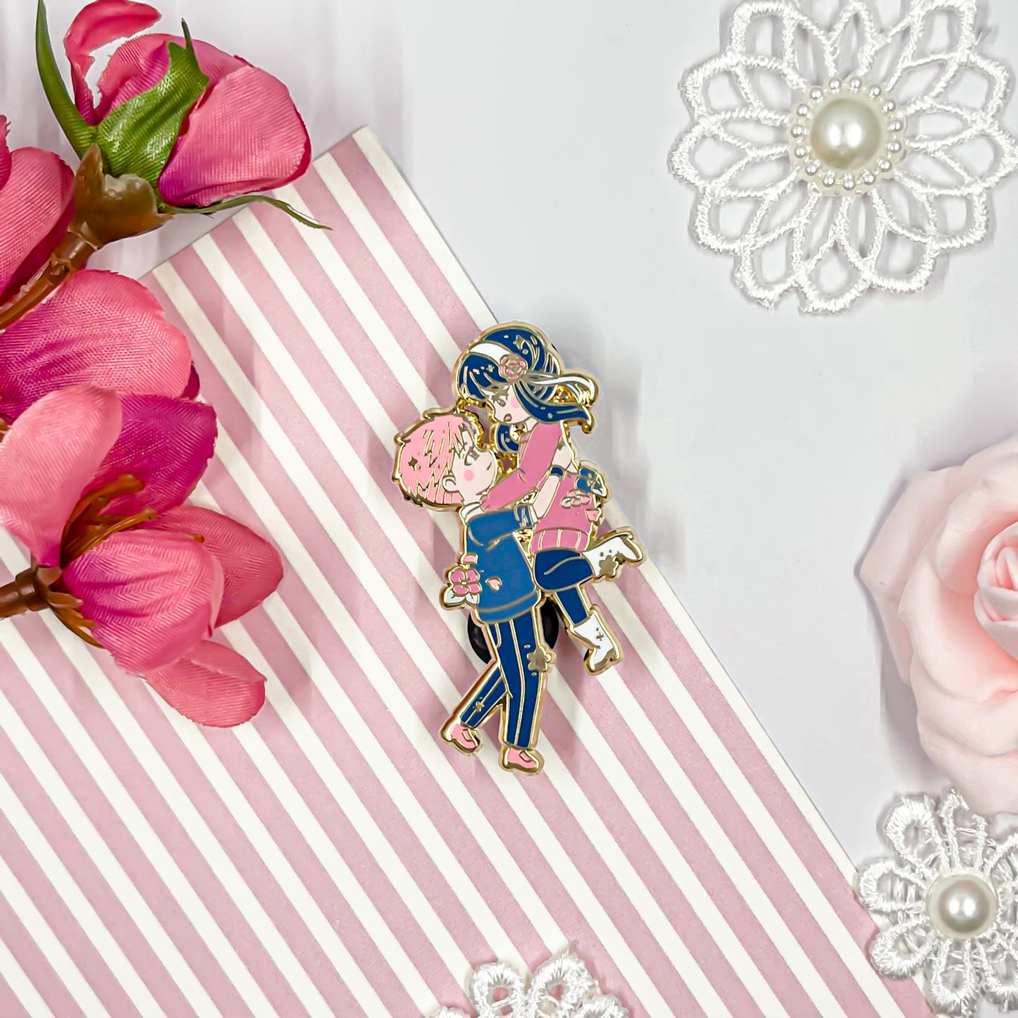 The Rose and The Twilight Enamel Pin LAST UNIT (IN-HAND)