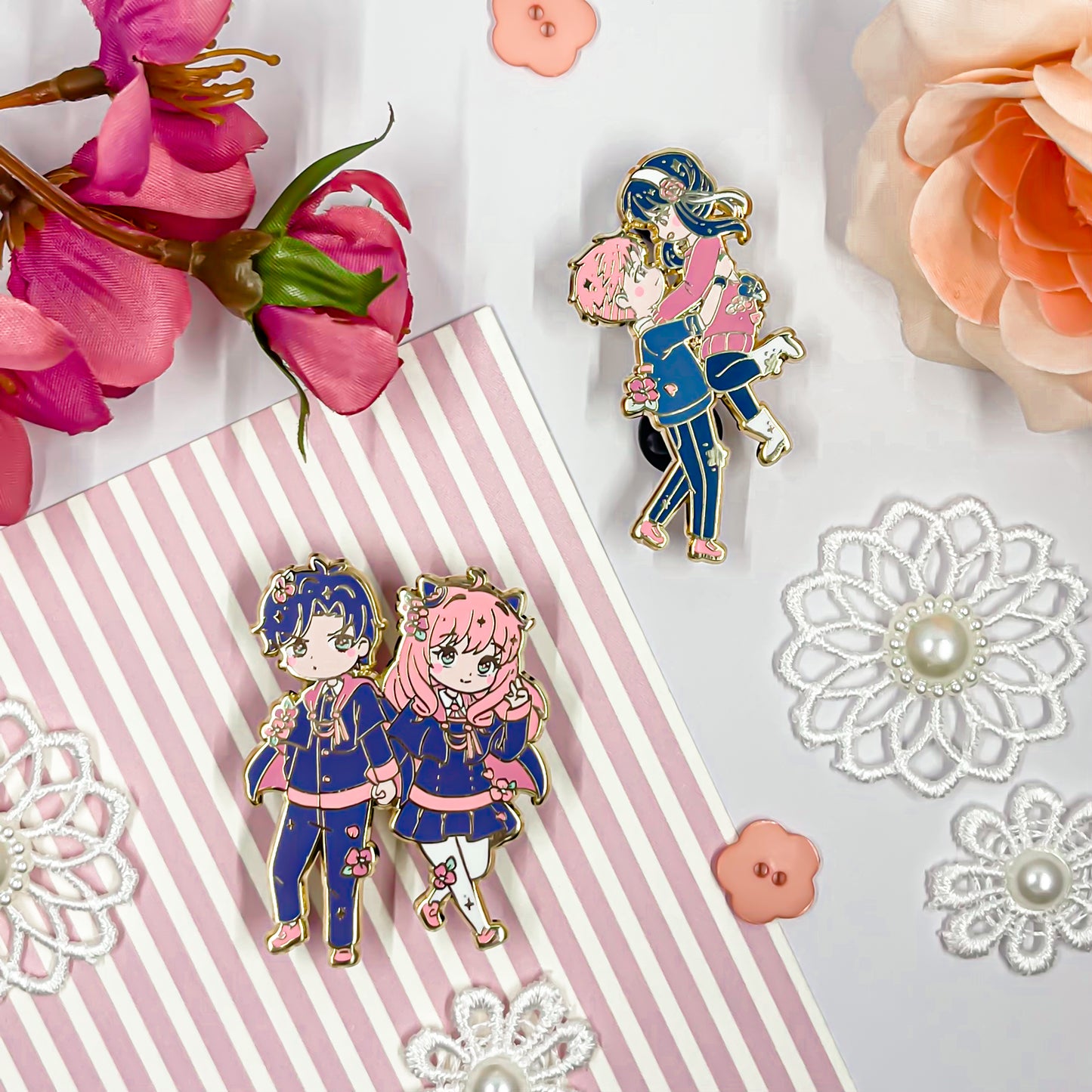 The Rose and The Twilight Enamel Pin LAST UNIT (IN-HAND)