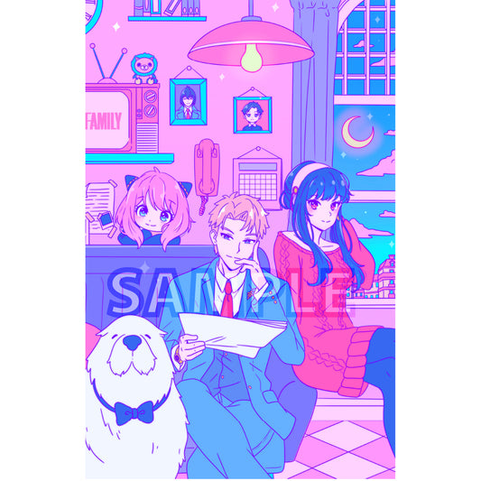 Undercover Family Living Room Print (IN-HAND)