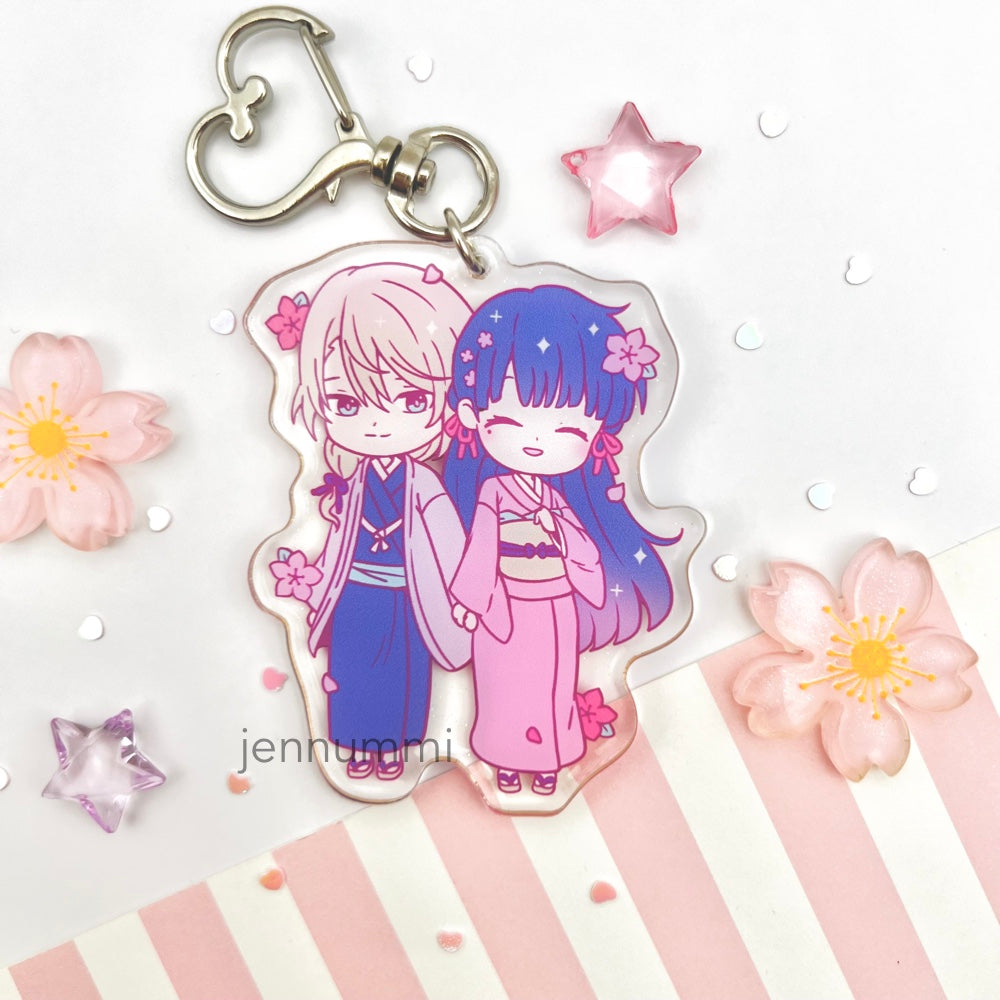 Bride & Groom Acrylic Charm (IN-HAND)