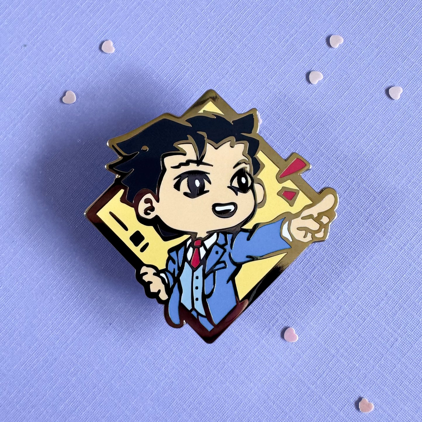 Ace Attorney Enamel Pins (IN-HAND)