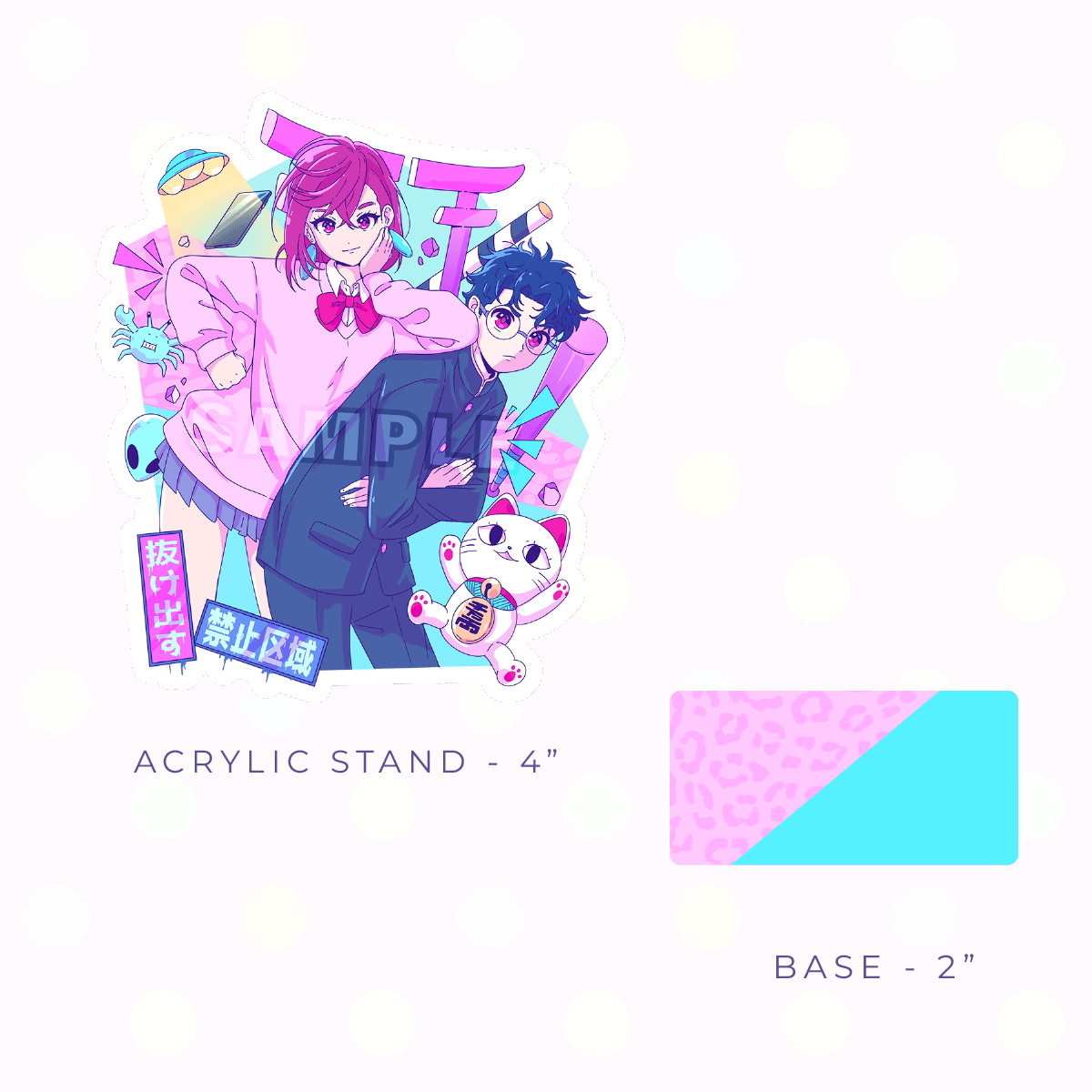 DDD Pastel Acrylic Stand (IN-HAND)