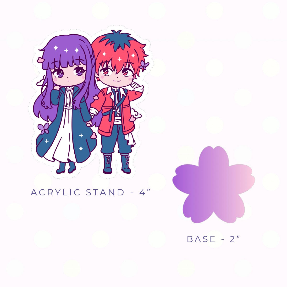 Mage and Warrior Acrylic Stand (IN-HAND)