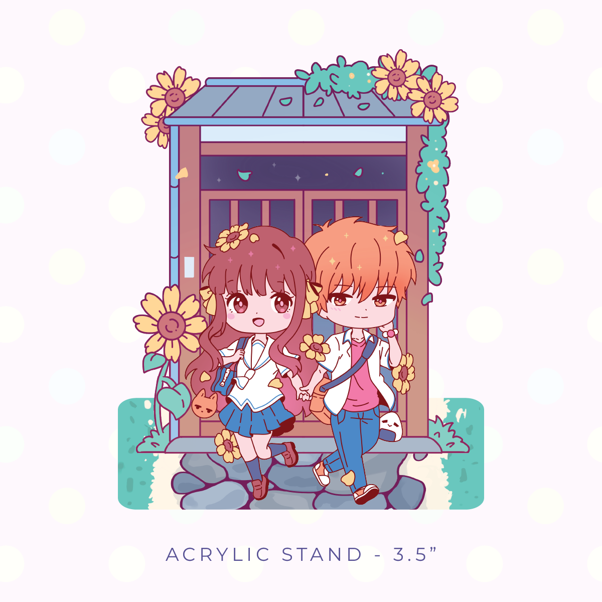 Onigiri Summer Scene Acrylic Stand (IN-HAND)