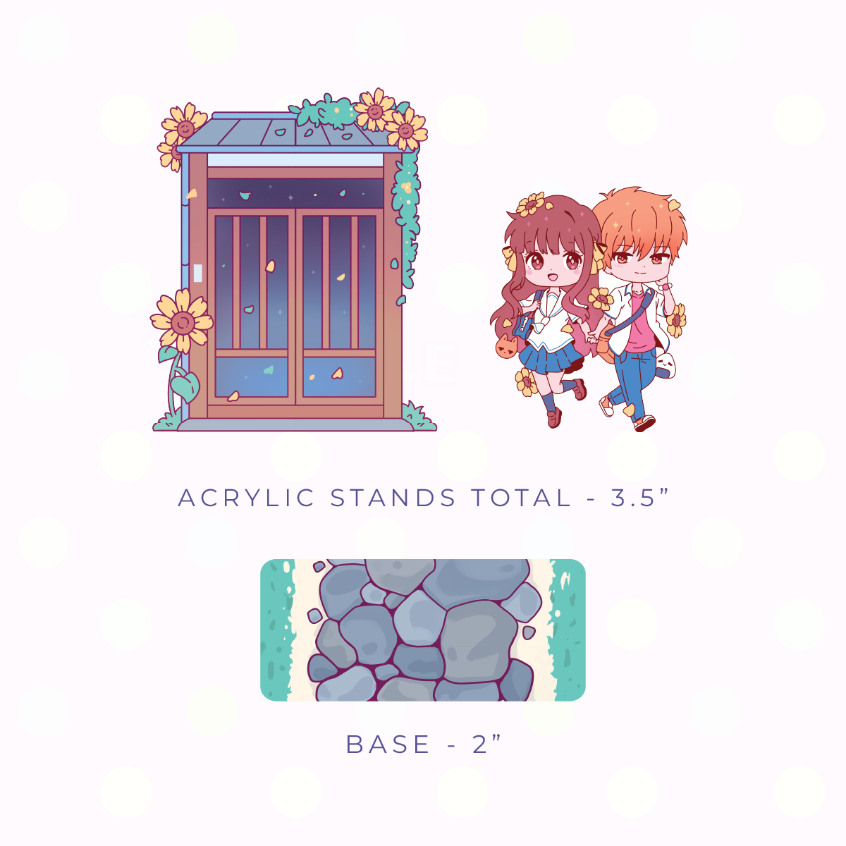 Onigiri Summer Scene Acrylic Stand (IN-HAND)