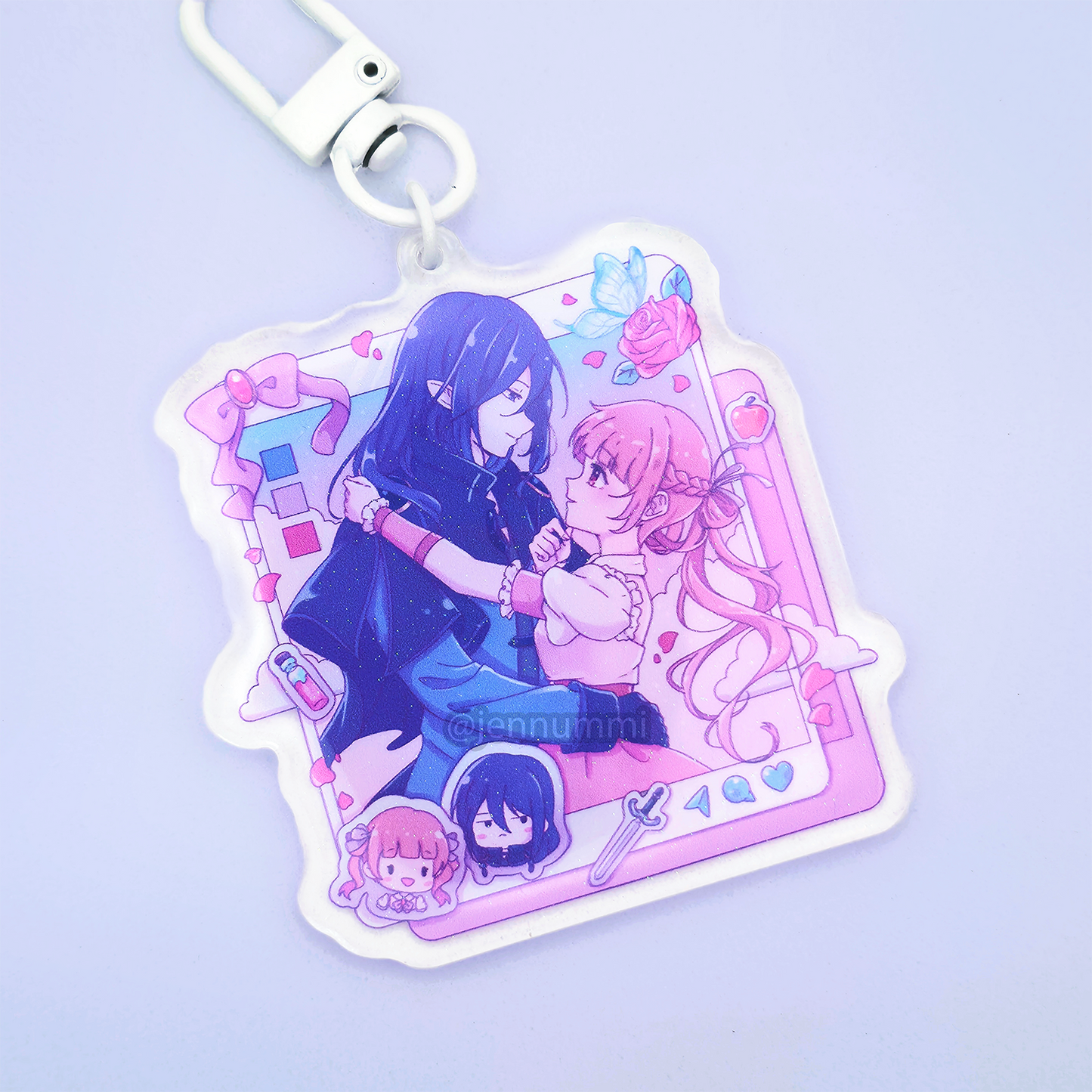 Social Media Romance Acrylic Charms (IN-HAND)