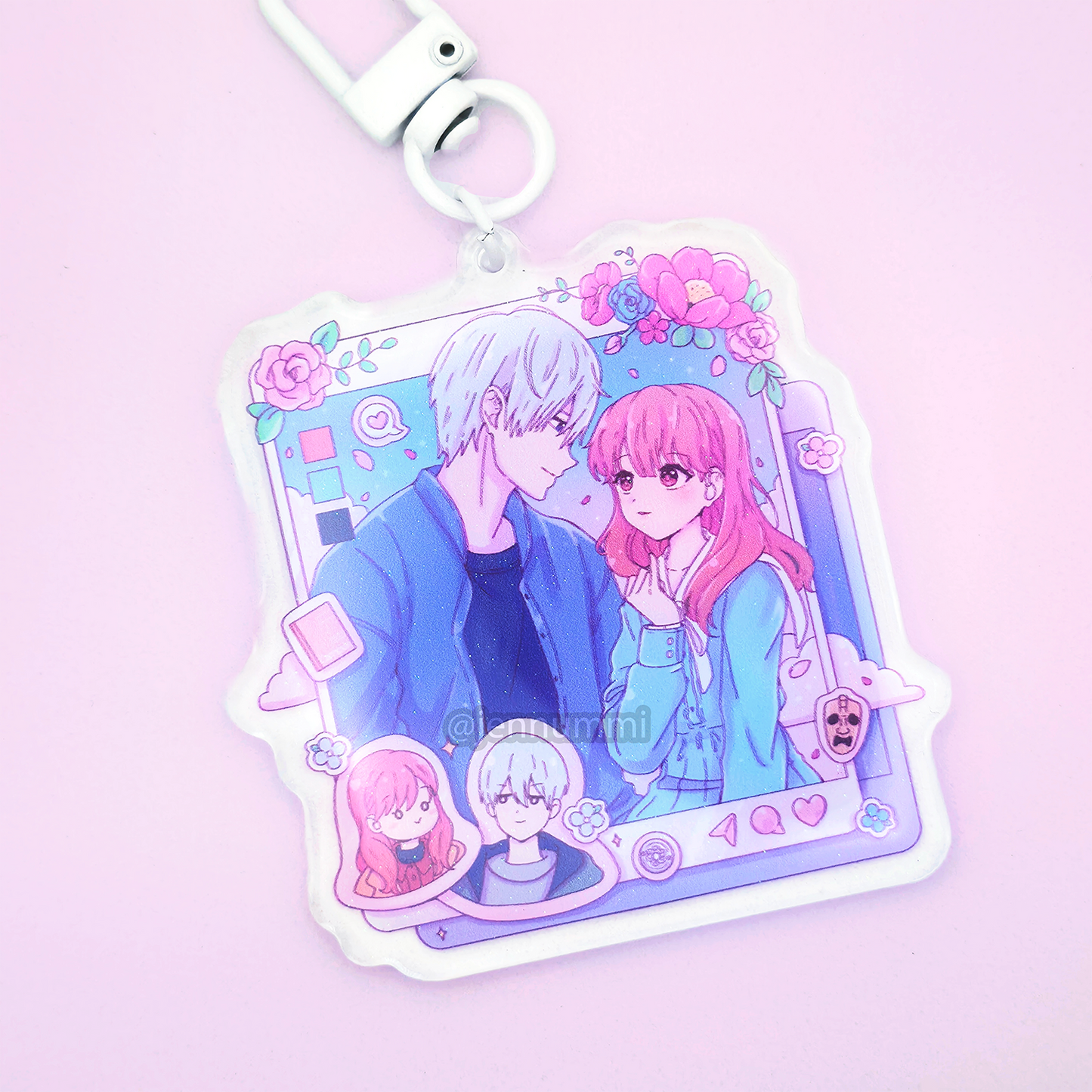 Social Media Romance Acrylic Charms (IN-HAND)