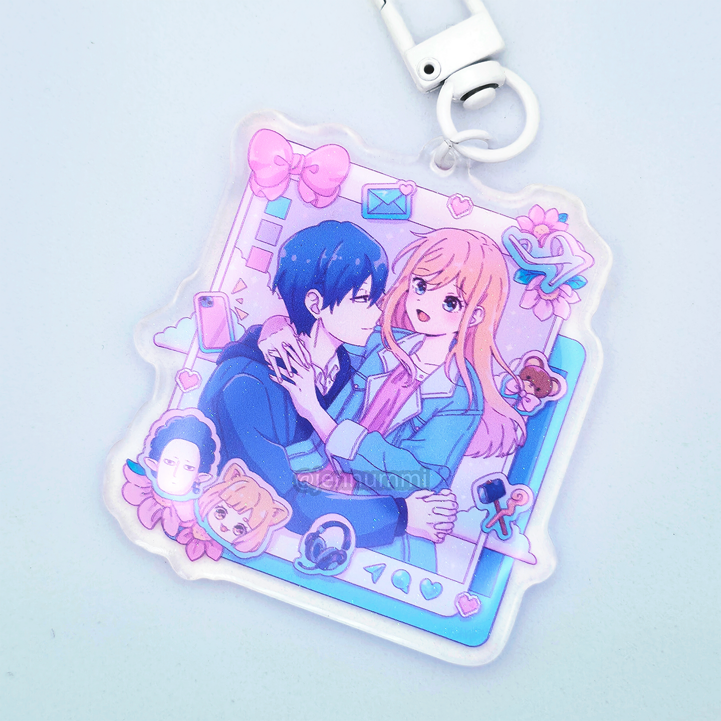 Social Media Romance Acrylic Charms (IN-HAND)