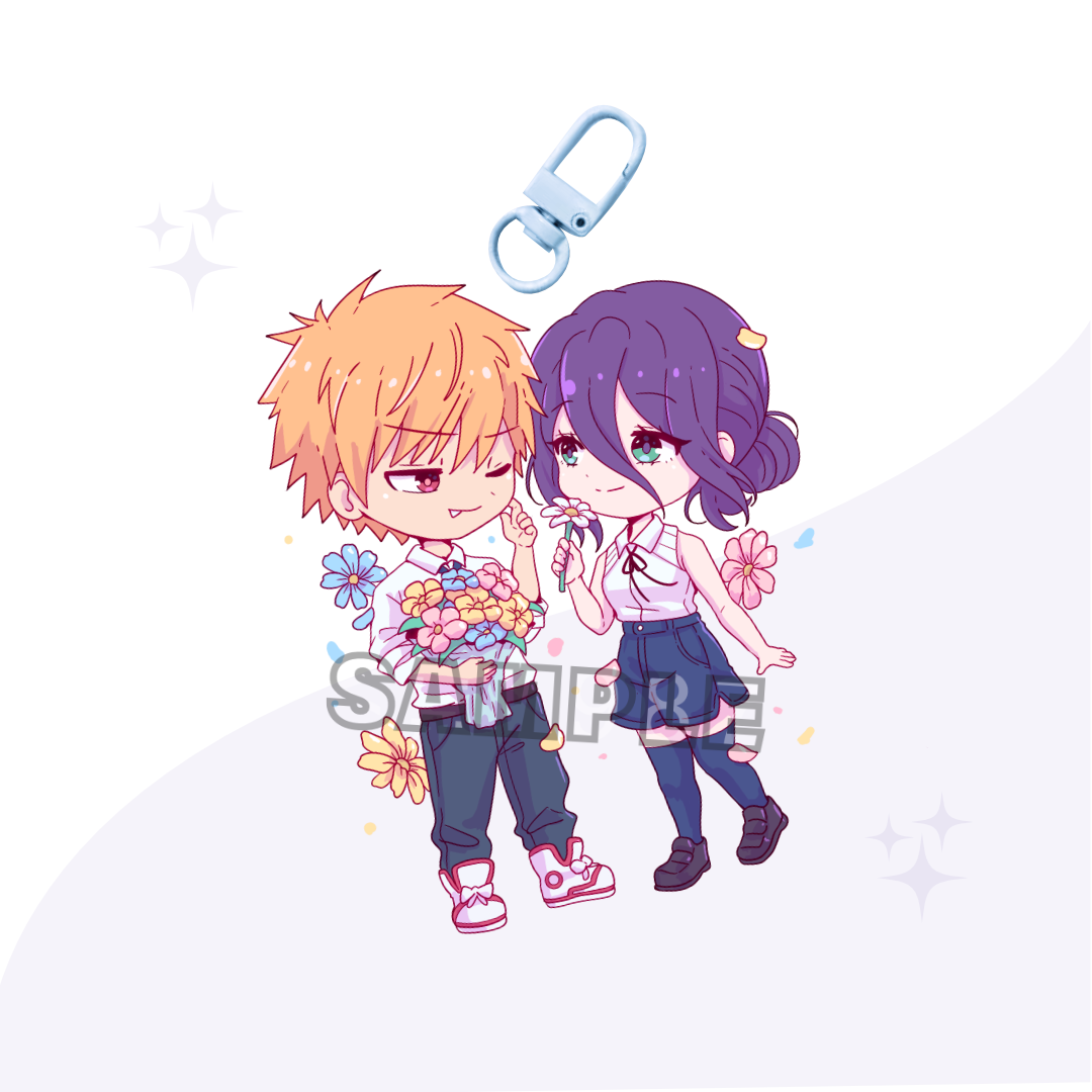 Bomb and Demon Acrylic Charm (IN-HAND)