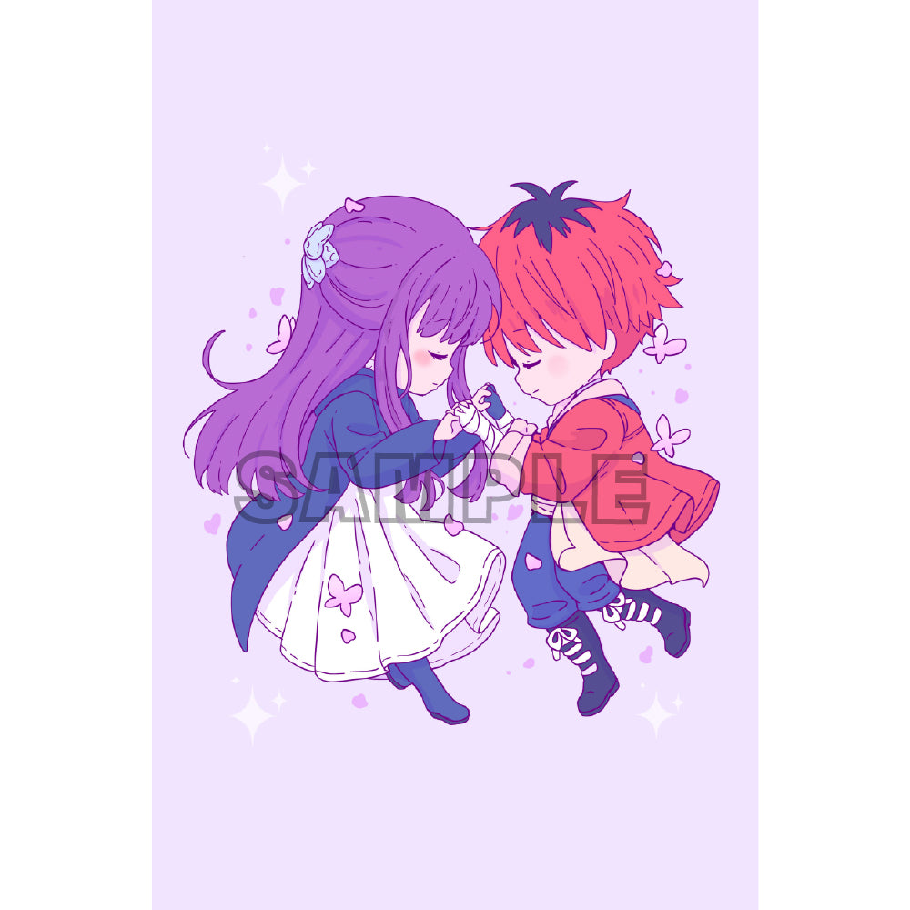 Elf Mages Chibi Postcards (IN-HAND)