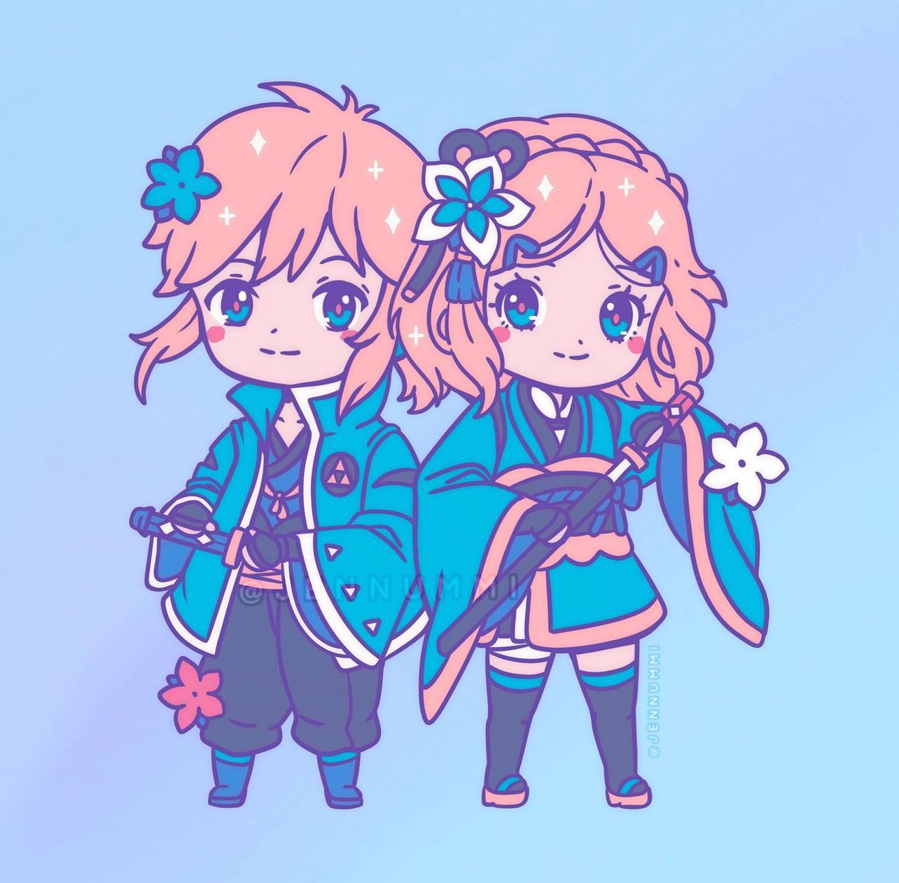 Samurai Heroes Enamel Pin LAST CHANCE (IN-HAND)