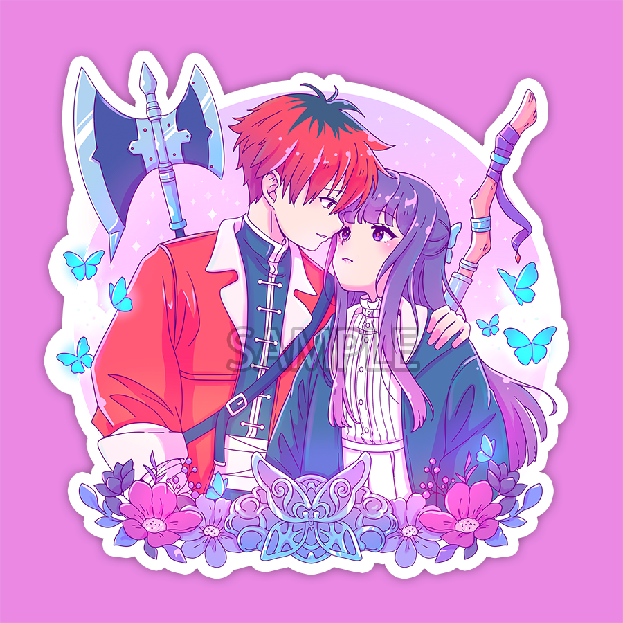 Butterfly Date Sticker (IN-HAND)