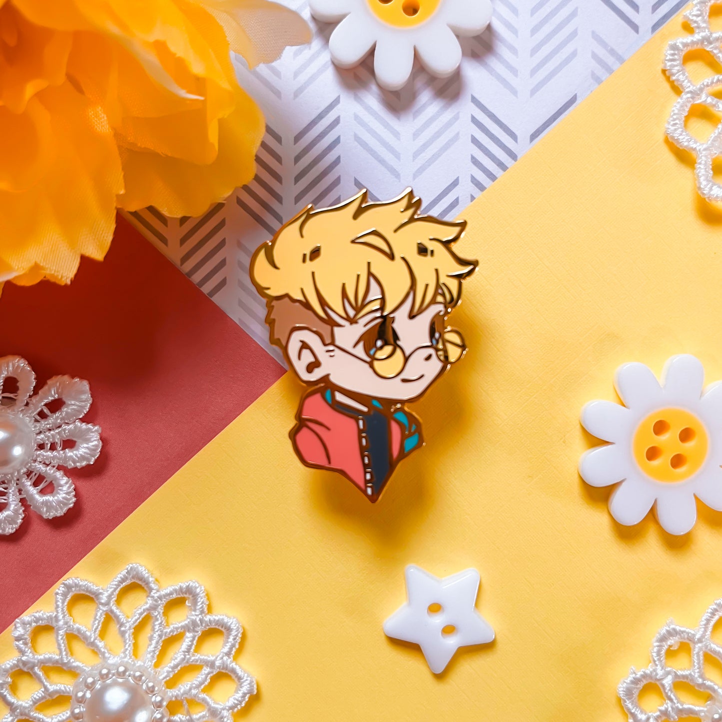 Trigun Stampede Chibi Enamel Pins (IN-HAND)
