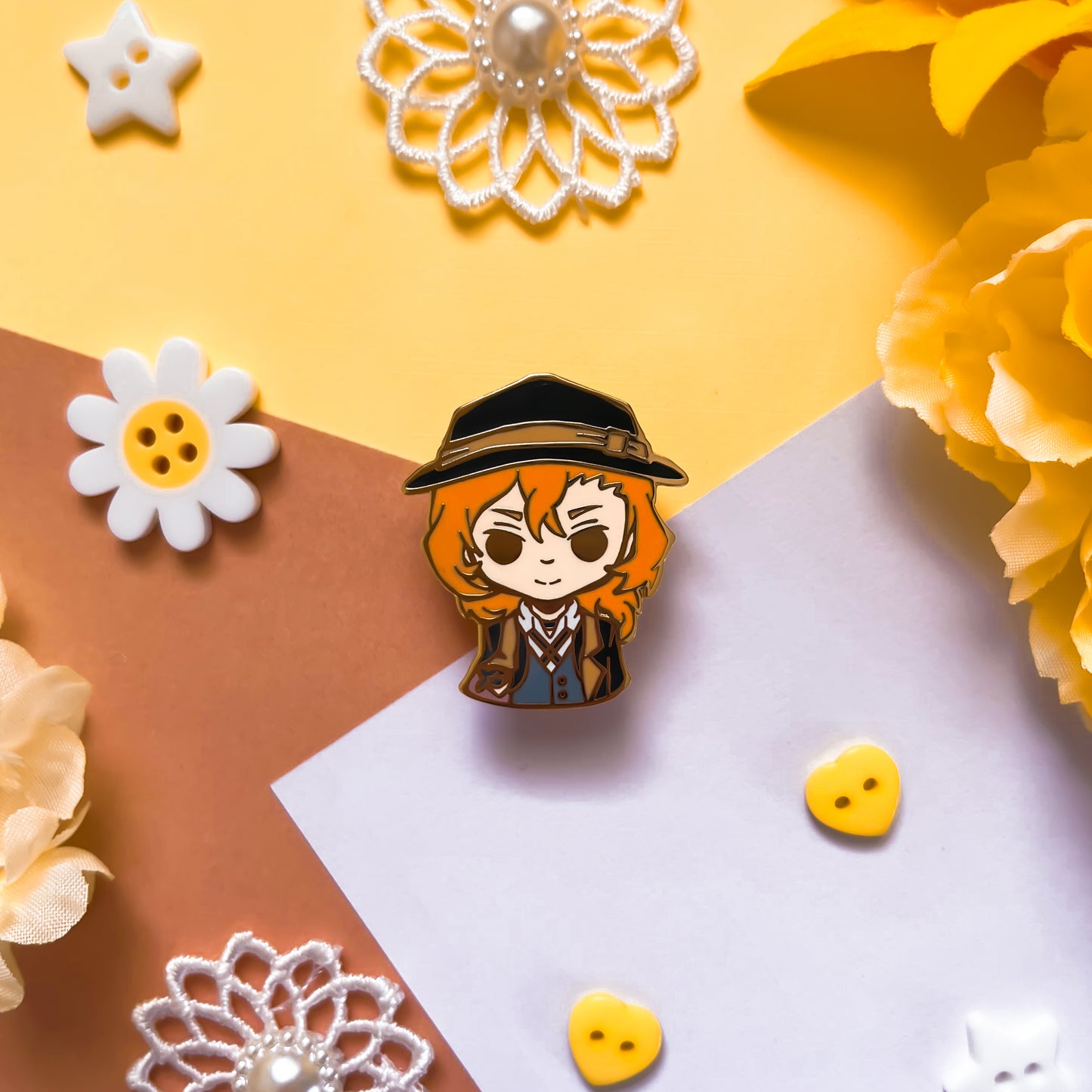 Anime Writers Enamel Pins (IN-HAND)