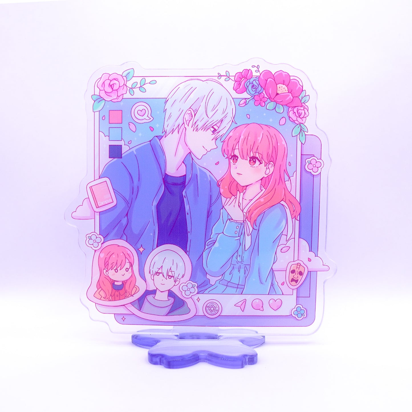 Social Media Sign Acrylic Stand (IN-HAND)