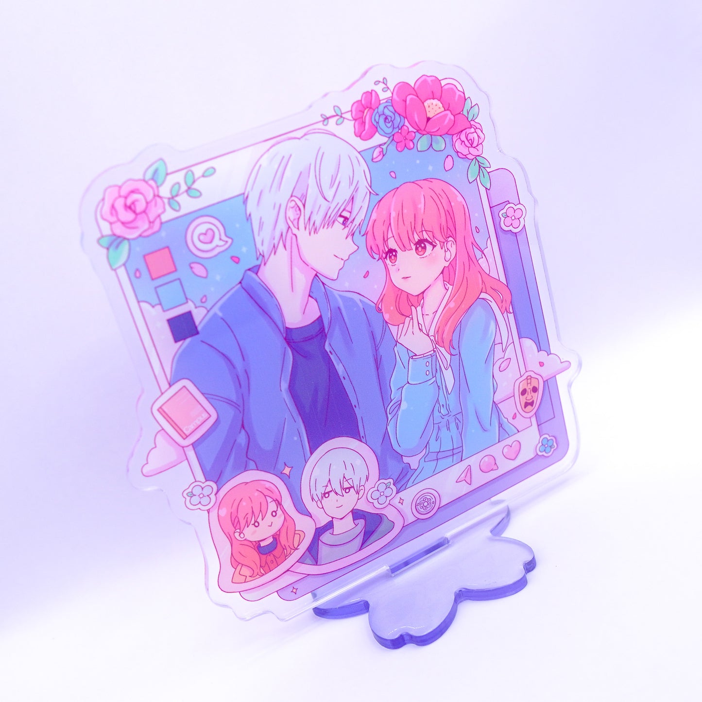 Social Media Sign Acrylic Stand (IN-HAND)