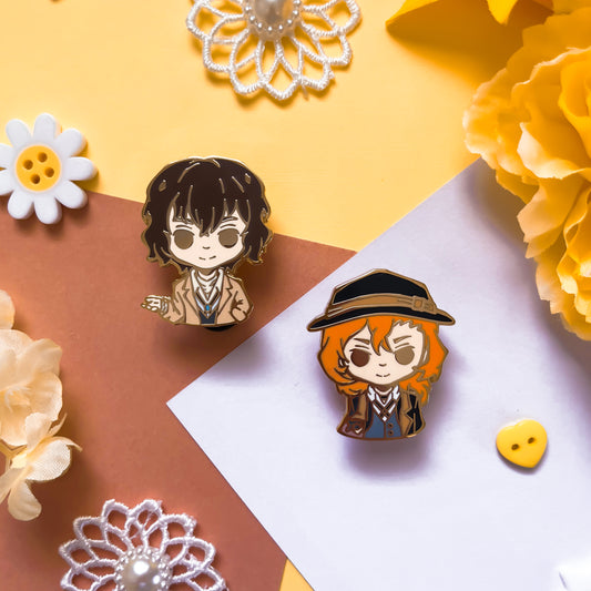 Anime Writers Enamel Pins (IN-HAND)