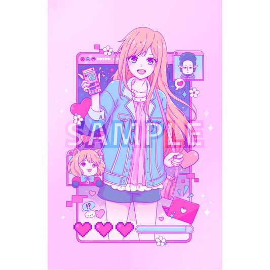 Gamer Girl Pink Print (IN-HAND)