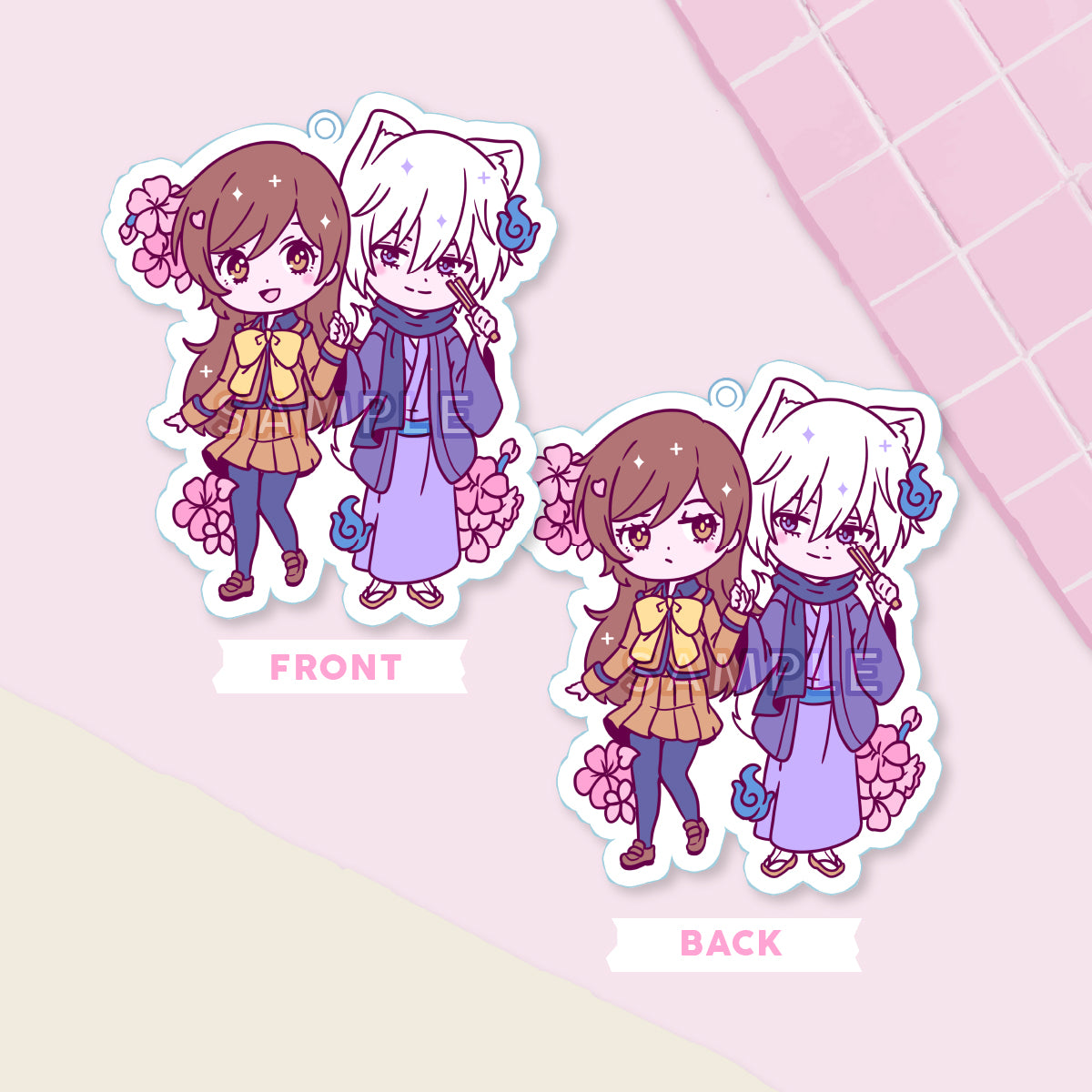 Goddess & Servant Acrylic Charm (IN-HAND)