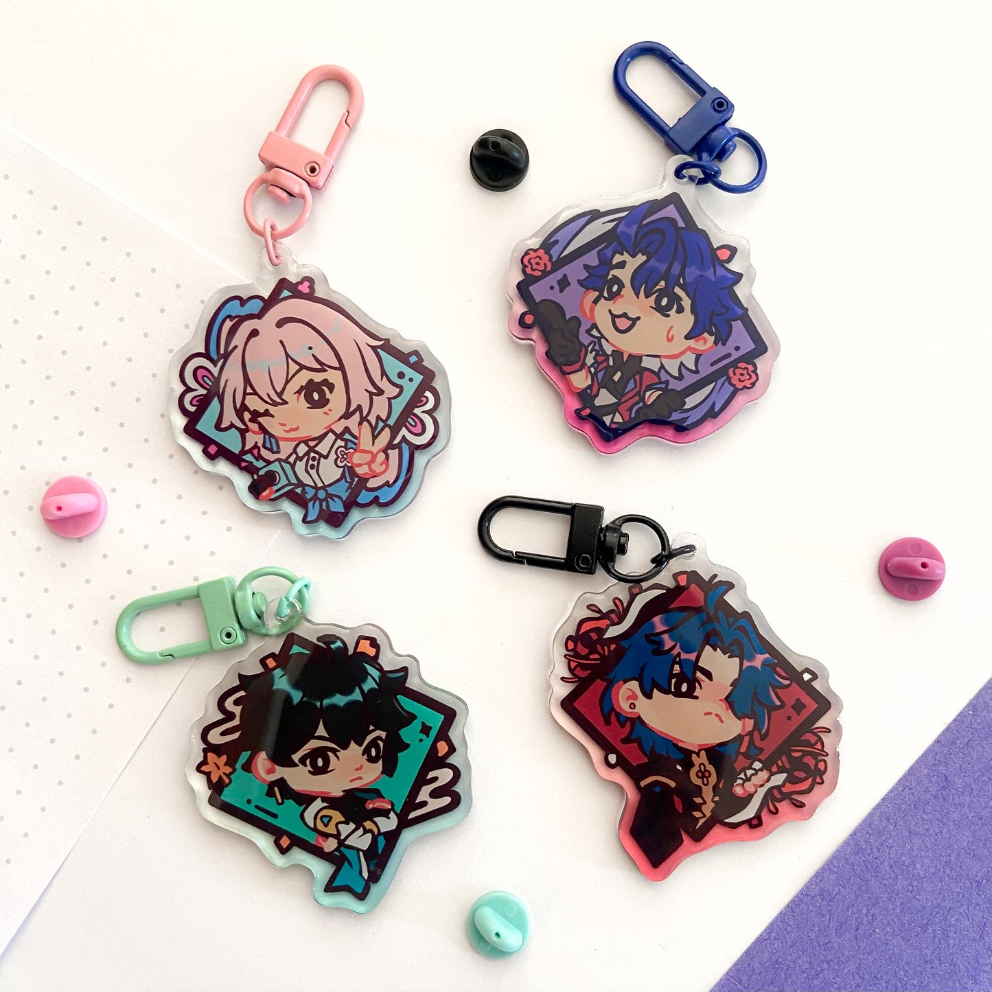Honkai Star Rail Acrylic Charms (IN-HAND)