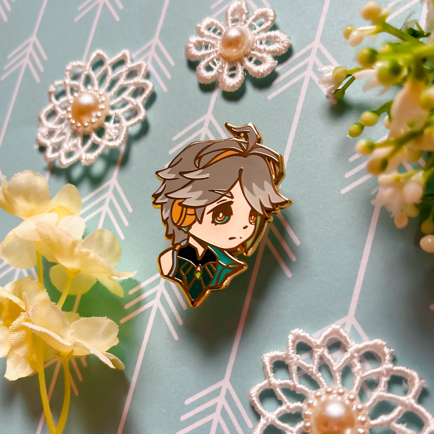 Alhaitham Enamel Pin (IN-HAND)