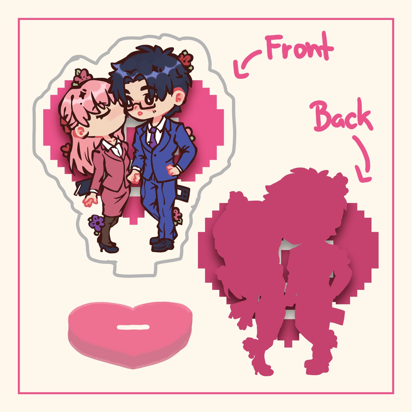 Otakus in Love Acrylic Standees (IN-HAND)