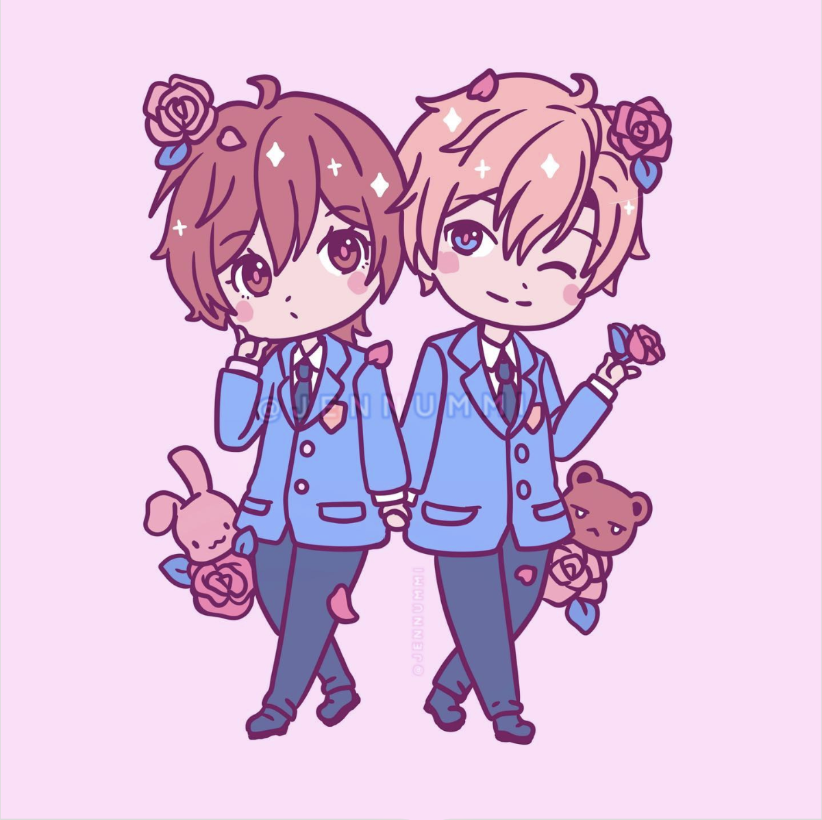 Hosts Couple Enamel Pin LAST CHANCE (IN-HAND)