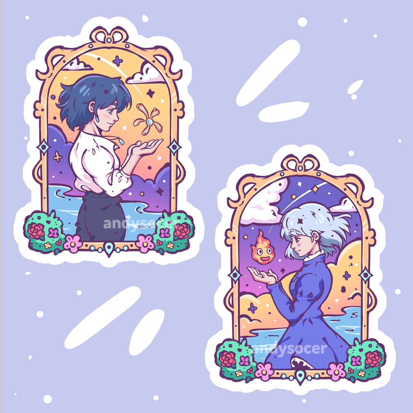 Castle Stickers (IN-HAND)