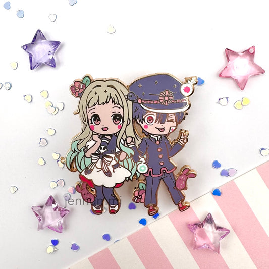 Ghost & Fish Enamel Pin LAST UNIT (IN-HAND)