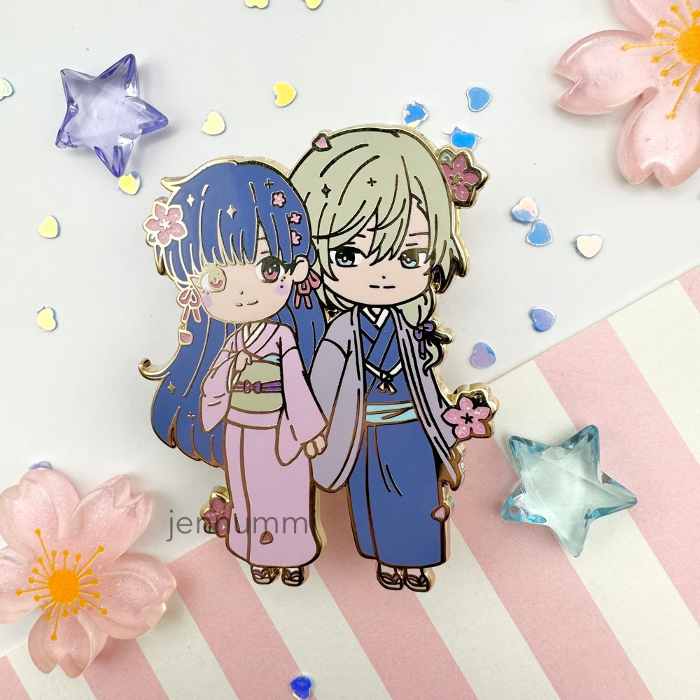 Bride & Groom Enamel Pin LAST UNIT (IN-HAND)