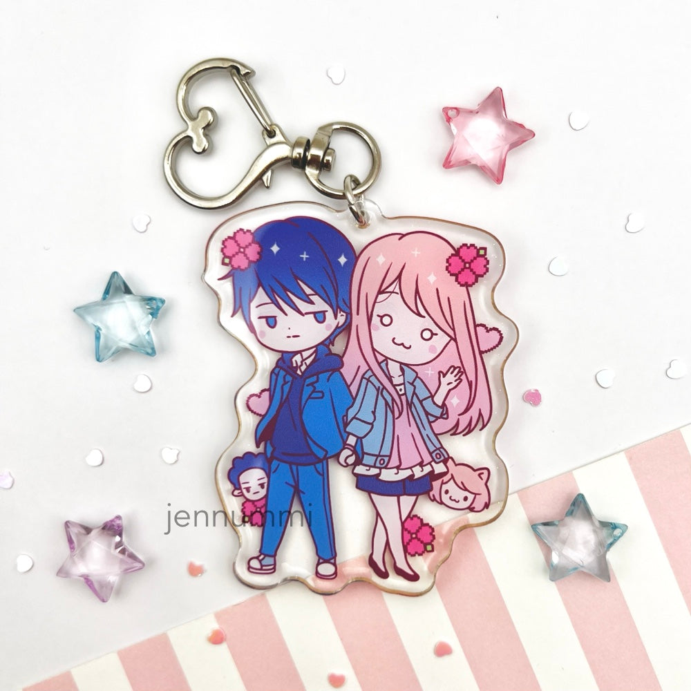 Gamer Girl & Boy Acrylic Charm (PRE-ORDER)