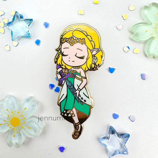 Goddess Sword Enamel Pin