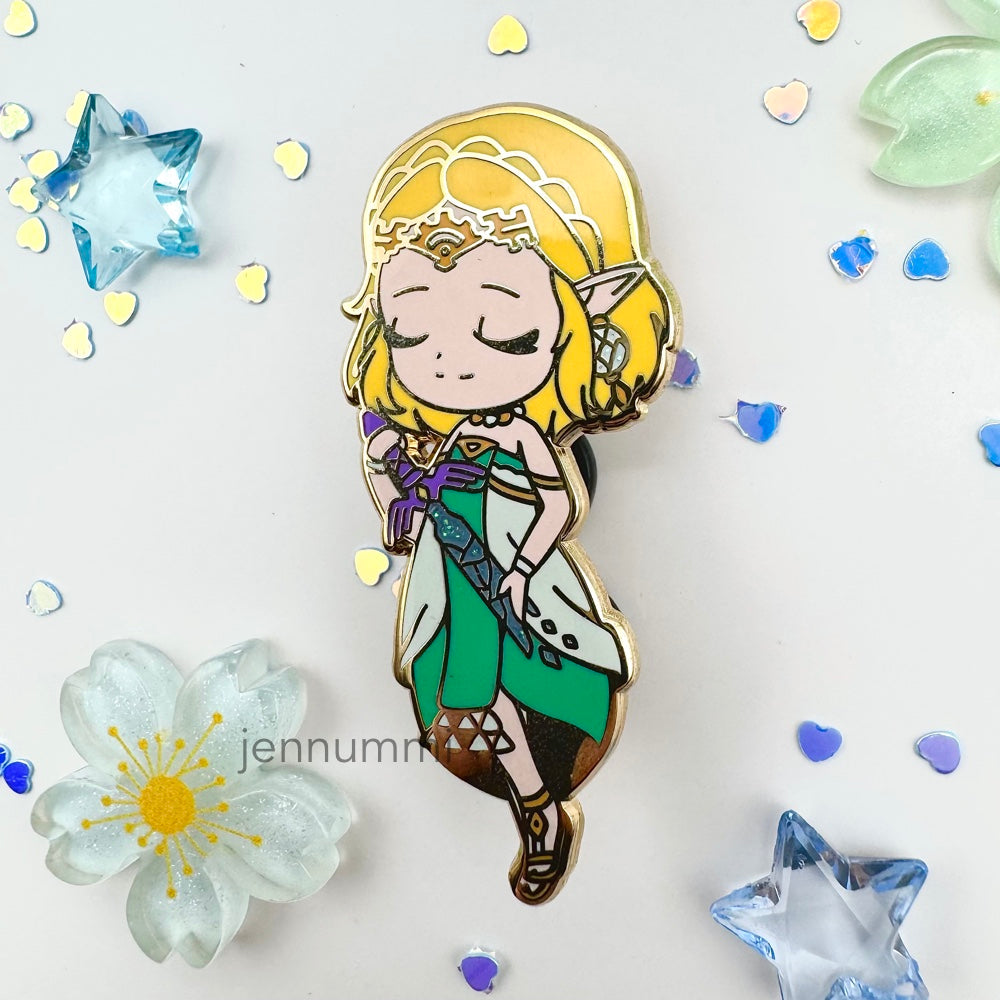Goddess Sword Enamel Pin