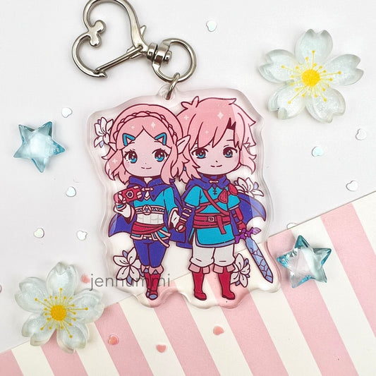 Hero & Princess Acrylic Charm LAST CHANCE (IN-HAND)