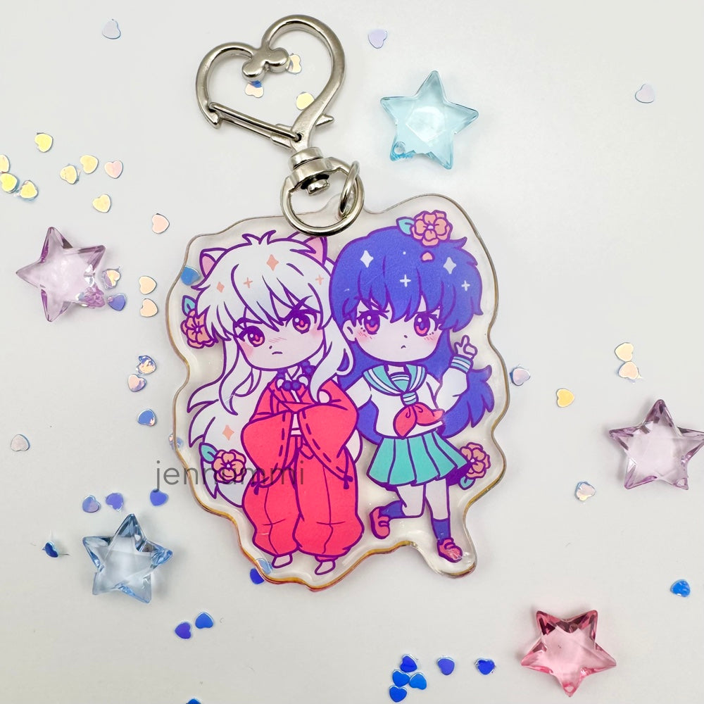 Priestess & Inu Acrylic Charm LAST CHANCE (IN-HAND)