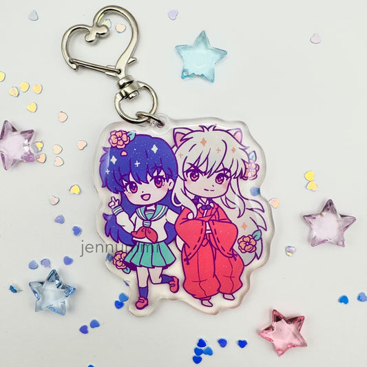 Priestess & Inu Acrylic Charm LAST CHANCE (IN-HAND)