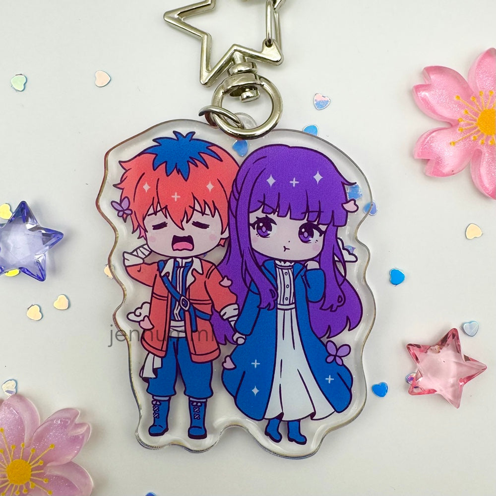 Mage and Warrior Acrylic Charm (IN-HAND)
